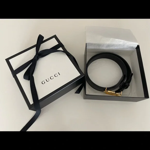 Gucci 1 inch black belt (authentic w/receipt) Gucci | Accessories | Gucci Inch Black Belt Authentic  main image 3